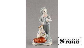 Figūriņa, Līgo, porcelāns, Rīgas porcelāna fabrika, modeļa autors - Ilga Vanaga, 1960tie gadi, 13.5 cm, 1.šķira