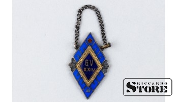 Знак , Ромбик , Студенческий , Эмаль , Вес - 6 Грамм