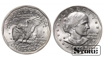 1979. gada ASV monēta, Varš-niķelis, Reti 1 dolāru KM# 207 #USA2559