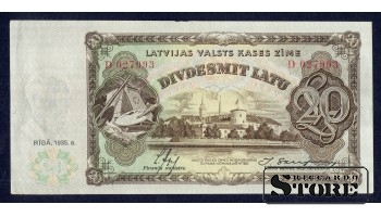 BANKNOTE, LATVIA, 20 Lati 1935 gads - D 027993