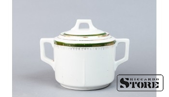 Сахарница, фарфор, Рига, фабрика М.С. Кузнецова, 20е годы 20го века, CSA941