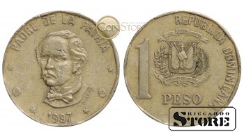 Доминикана , 1 песо 1997 год