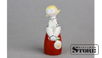 Статуэтка Одуванчик, фарфор, Рига, Рижский фарфоровый завод, автор Айна Меллупе, 1968 год