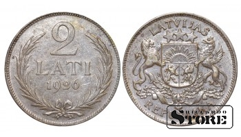 Латвия, 2 лата, 1926, серебро
