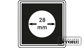 CARRÉE coin capsules 28 mm, pack of 4