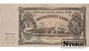 BANKNOTE, LATVIA, 20 Lati 1935 gads - D 112952