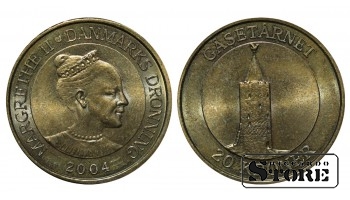 Дания, 20 крон, 2004, Гусиная башня, Вордингборг, алюминиевая бронза