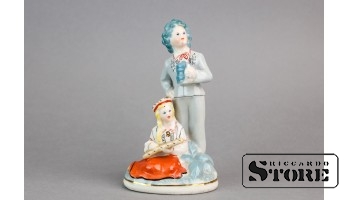 Статуэтка Лиго, фарфор, Рига, Рижский фарфоровый завод, автор Илга Ванага, 1956 год, 13,5см