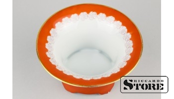 Конфетница, фарфор, Рига, Фабрика М.С. Кузнецова, 1937 год , 8,5 cm , CSA408