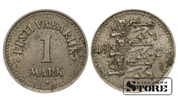 Эстония, 1 марка, 1924. год, Никелевая бронза