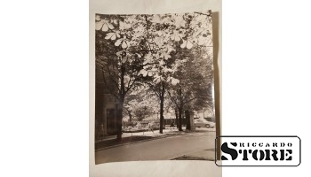Фото В. Гайлиса 30×24 см. Рига. Угол улиц Кирова и Аусекля. Подпись автора.
