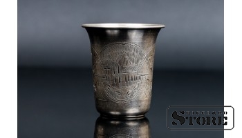 Старинная стопка серебро 84 проба, вес 22 г