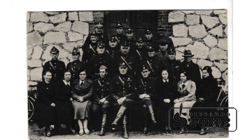 Старинная открытка "Латвийские солдаты" CSA587