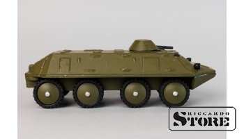 Авто модель военная техника БТР, металл, СССР, Вторая половина 20-го века