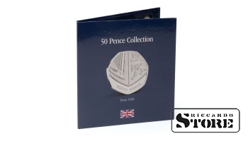 coin album PRESSO 50 pence for circulating coins since 1998