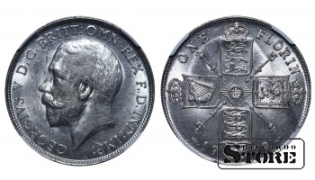 Lielbritānija, 2 šiliņi 1919. gads - MS 61