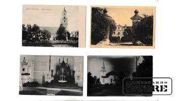 6 Старинных открыток "Церкви Латвии" 1914.год CSA548
