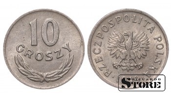 Польша, 10 гроши, 1949. год, аллюминий