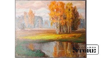 Живопись, Золотая осень, Владимир Свиклис, 1993 год, 50x61.5cm CSA1065