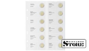 Ilustrēta lapa Multi Collect sistēmai piemiņas 2 eiro monētu izvietošanai: Francija 2021 – Somija 2021