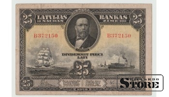 LATVIA , 25 LATI 1928 gads  - B372150