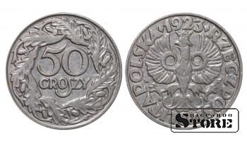 Польша, 50 гроши, 1923. год, никель