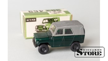 Моделька автомобиля УАЗ 469М, СССР, 1/43