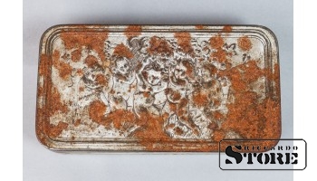 Коробка от конфет, жесть, Братья Крахмальниковы, Одесса, Российская империя, конец 19го века, CSA975