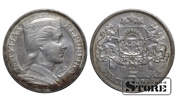 Latvia 5 Lati 1931