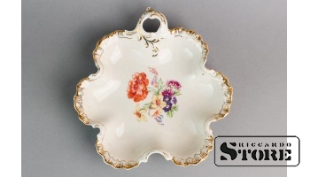 Сервировочное блюдо, фарфор, Рига, Рижский фарфоровый завод, 50е годы