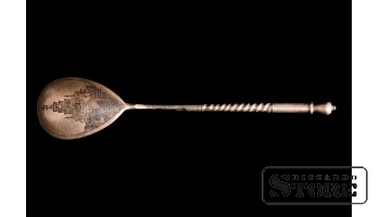 Чайная ложка, серебро, 84 проба, Российская Империя 1896 год