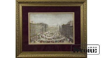 The arrival of the Kaiser family in winter in Vienna