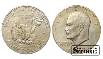 1971 m. JAV moneta, Varis-nikelis, Reta 1 doleris KM# 203 #USA2497