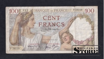 France 100 Francs 1942 (29218)