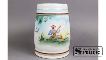 Фарфор, Пивной кувшин, Фарфоровая фабрика Я.К.Ессена , 30-е годы , 16 CM