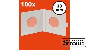 Isekleepuvad HARTBERGER mündiraamid 30 mm, pakendis 100 tk