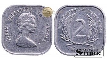 Восточные Карибы , 2 цента 2000 год