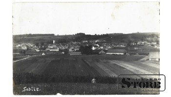 Старинная открытка "Вид на Сабиле"