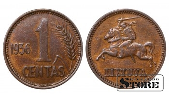 Lithuania 1 Centas 1936