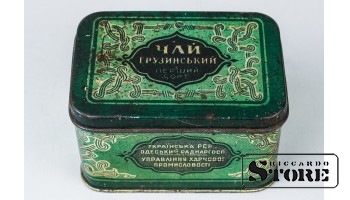 Металлический ящик, грузинский чай