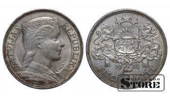 Latvia 5 Lati 1931