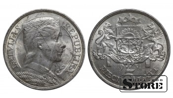 Latvia 5 Lati 1931