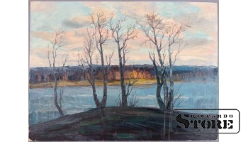 Живопись Поздняя осень, Владимир Свиклис, 1978 год, 35x48cm CSA1047