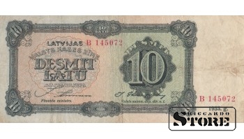 LATVIA, 10 Lati 1933 gads - B145072