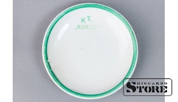 Блюдце, фарфор, Рига, фабрика Ессена, 20е годы 20 века, 8.5 Ø, CSA908