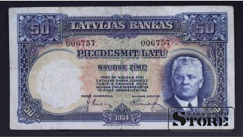 LATVIA , 50 lati 1934 gads - 006757