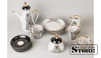 Сервиз Марианна, тонкостенный фарфор, Рига, Рижский фарфоровый завод, автор формы Эрик Эллер 1972-1997, второй сорт CSA158