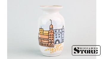 Ваза, фарфор, Рига, Рижский фарфоровый завод, 70е годы, первый сорт