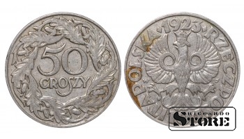 Польша, 50 гроши, 1923 год, никель