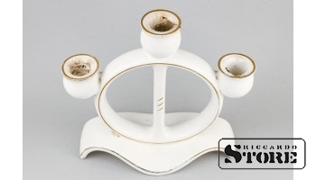 Подсвечник , фарфор , Рига, Фабрика М.С. Кузнецова, 1937 год CSA686